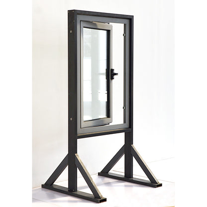 JIEJIE  50 series ordinary outward opening window   PVC laminated glass soundproof window with inner opening