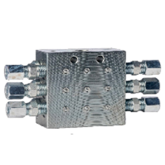 RUNHUA  SSV distributor-SSV-6  6-hole progressive oil distributor assembly grease distribution system accessories for drag pump