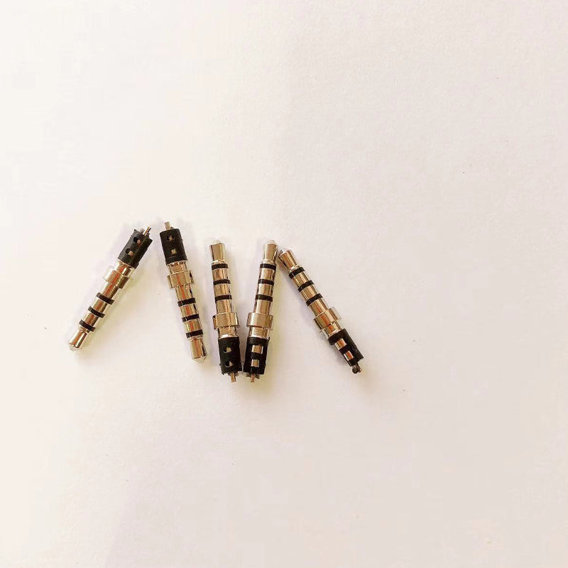 JIAJING  2.5 Quadrupole pins  Earphone pin gold-plated quadrupole audio plug, power interface plug