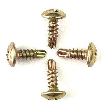 Juji Large flat head drill screw 4*12(Price please ask customer service)  Add hard high strength cross round head