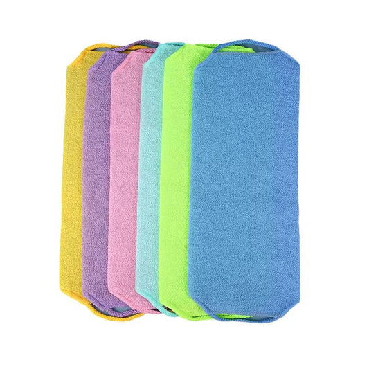 SHALI  Stretchable Back Strip, Stretchable Bath Towel, Long Sauna Towel Bath Towel  Thickening and exfoliating
