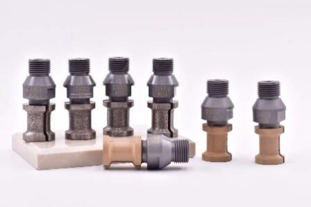 LinXing Diamond Finger Bit & Seek Wheel For Stone Milling MOQ 5piece (Price Please Contact Customer Service) CNC Grinding Conic Mill Bit And Holder