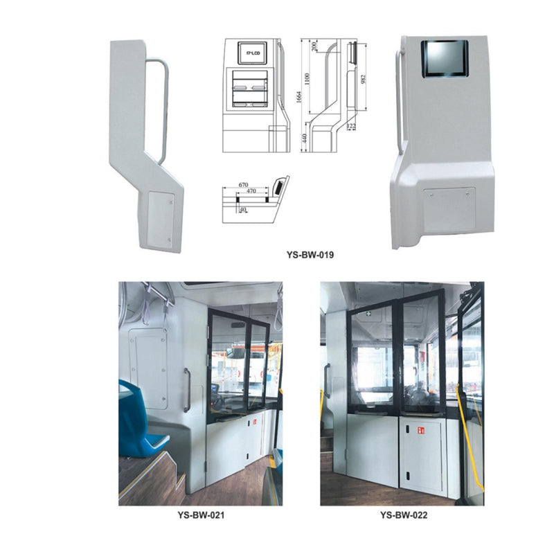 Yunshan Cab safety fence(Customized products, price consultation customer service)  Passenger bus safety door