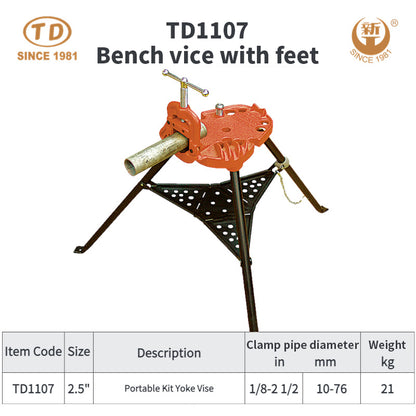 ZHONGTIANDA  TD1107 Table vise with legs