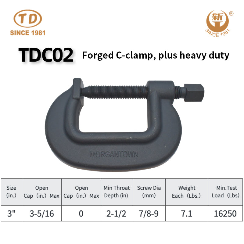 ZHONGTIANDA  Forged C-clamp