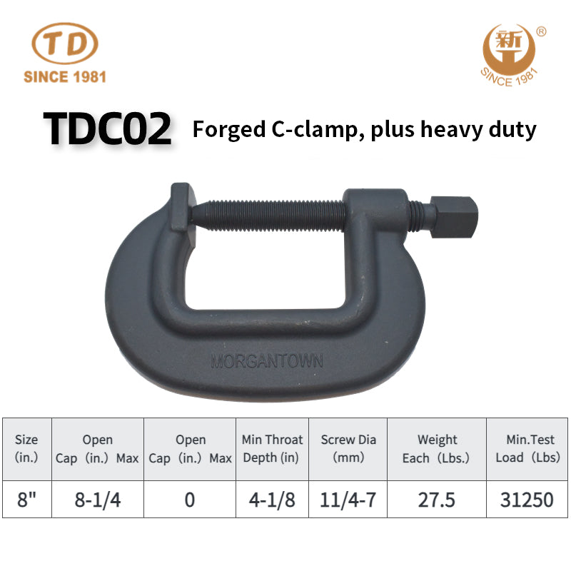 ZHONGTIANDA  Forged C-clamp