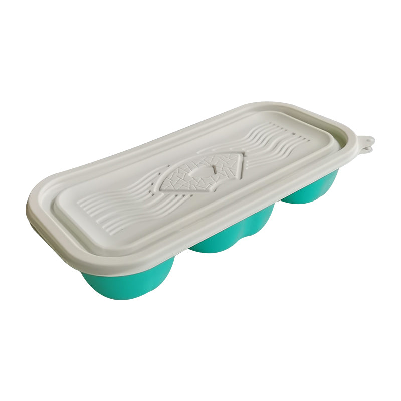 JINGLIANG  Long round starch-based lunch box  Fast food lunch box Disposable bento box